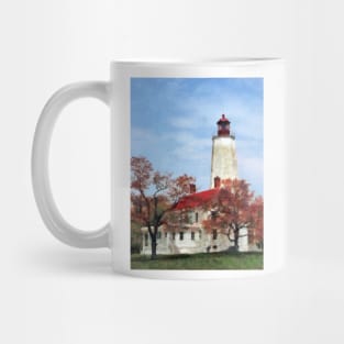 Sandy Hook New Jersey - Lighthouse at Sandy Hook Mug